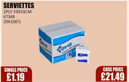 Bestway Serviettes offer