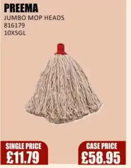 Bestway PREEMA Jumbo mop heads offer
