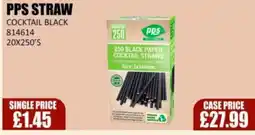 Bestway Pps straw cocktail black offer