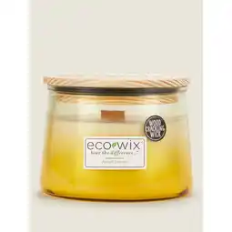 Asda Eco Wix Ombre Amalfi Lemon Large Jar Candle offer