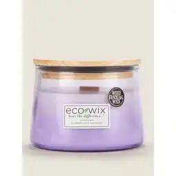 Asda Eco Wix Ombre Bluebells and Lavender Large Jar Candle offer