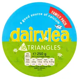 Iceland Dairylea Cheese Triangles 16 Pack 250g offer
