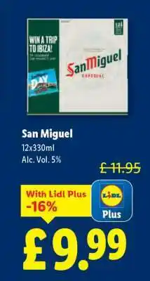 Lidl San Miguel offer
