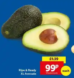 Lidl Ripe & Ready XL Avocado offer