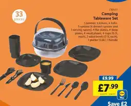 Lidl CRIVIT Camping Tableware Set offer