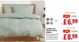 Lidl LIVARNO home Microfibre Sateen Bedlinen offer