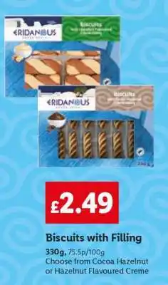 Lidl Biscuits with Filling offer