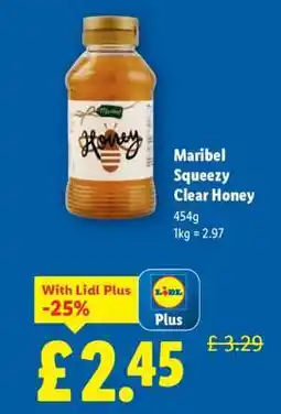 Lidl Maribel Squeezy Clear Honey offer