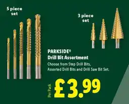 Lidl PARKSIDE Drill Bit Assortment offer