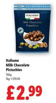 Lidl Italiamo Milk Chocolate Pistachios offer