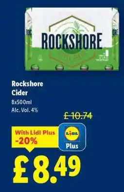 Lidl Rockshore Cider offer