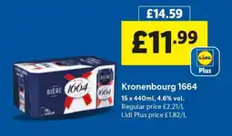 Lidl KRONENBOURG 1664 offer