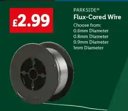 Lidl PARKSIDE Flux-Cored Wire offer