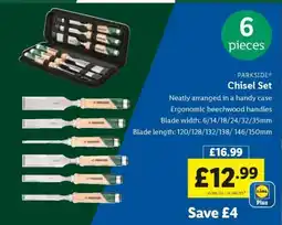 Lidl PARKSIDE Chisel Set offer