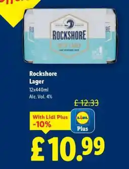 Lidl Rockshore Lager offer