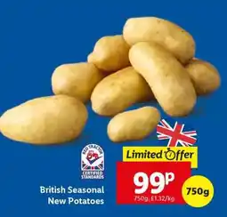 Lidl British Seasonal New Potatoes offer