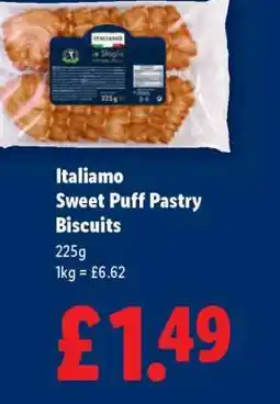 Lidl Italiamo Sweet Puff Pastry Biscuits offer