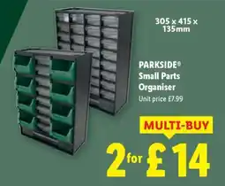 Lidl PARKSIDE Small Parts Organiser offer