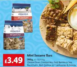 Lidl Mini Sesame Bars offer