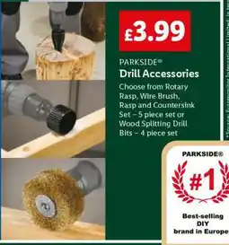 Lidl PARKSIDE Drill Accessories offer
