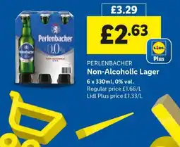Lidl PERLENBACHER Non-Alcoholic Lager offer