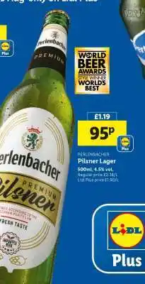 Lidl Perlenbacher Pilsner Lager offer