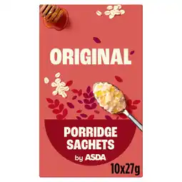 Asda ASDA Original Porridge Sachets 270g offer