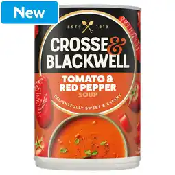 Morrisons Crosse And Blackwell Tomato & Red Pepper Soup offer