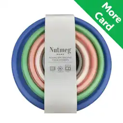 Morrisons Nutmeg Home Round Nesting Food Storers 5 pack offer