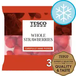 Tesco Tesco Frozen Whole Strawberries 350G offer