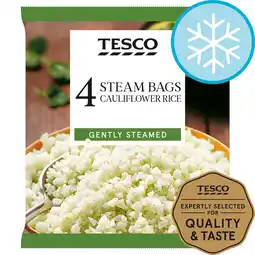 Tesco Tesco Cauliflower Rice 4 Pack 600G offer