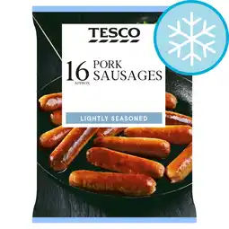 Tesco Tesco 16 Pork Sausages 720g offer
