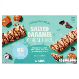 Asda ASDA Salted Caramel Cereal Bars 19g offer