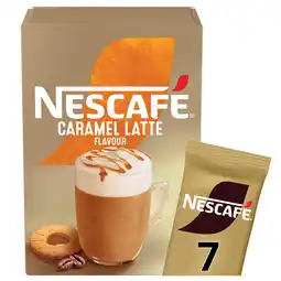 Iceland Nescafe Caramel Latte Instant Coffee 7 x 17g Sachets offer