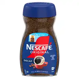 Tesco Nescafe Original Decaf Instant Coffee 190g offer