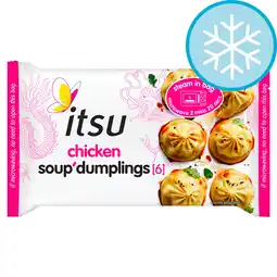 Tesco itsu chicken soup dumplings 168g offer