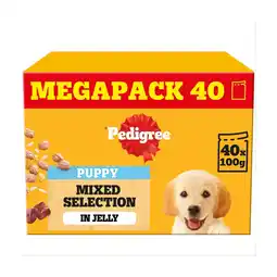 Morrisons Pedigree Puppy Mixed Selection In Jelly 40x100g offer