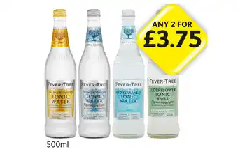 Londis Fever-Tree Tonic Water, Light, Mediterranean, Elderflower offer