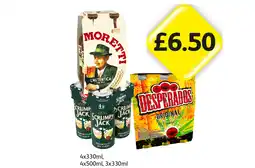 Londis Moretti, Scrumpy Jack, Desperados offer