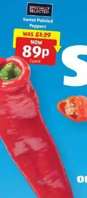 Aldi Sweet Pointed Peppers offer