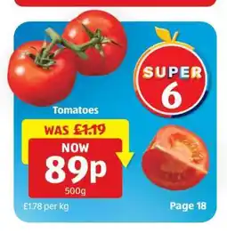Aldi Tomatoes offer