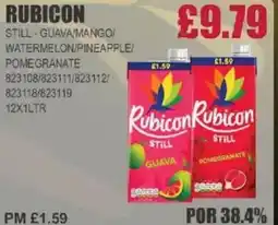 Bestway RUBICON Still guava/mango/ watermelon/pineapple! pomegranate offer
