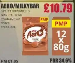 Bestway AERO/MILKYBAR B'peppermint/melts/ giant buttons offer