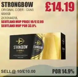Bestway STRONGBOW Original cider-cans offer