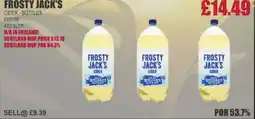 Bestway FROSTY JACK'S Cider-bottles offer