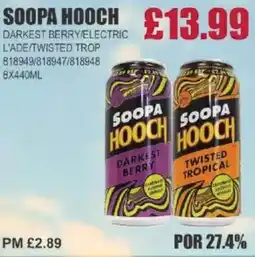 Bestway SOOPA HOOCH Darkest berry/electric l'ade/twisted trop offer