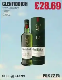 Bestway GLENFIDDICH 12 yo-whisky offer