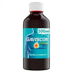 Asda Gaviscon Peppermint Liquid Relief Oral Suspension 500ml offer
