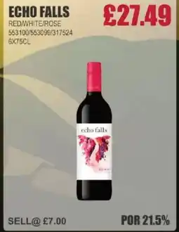 Bestway ECHO FALLS Red/white/rose offer