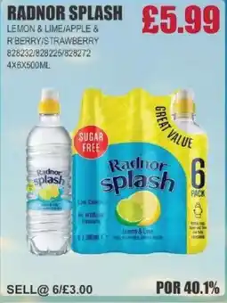 Bestway RADNOR SPLASH Lemon & lime/apple & rberry/strawberry offer